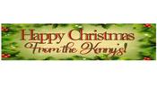 Personalised Christmas Banner