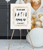 Personalised 'Friends Theme ANY OCCASSION' corriboard Sign