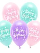 Happy Birtday Pink Balloons image