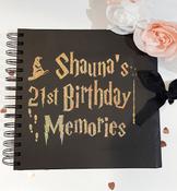 Personalised Hary Potter theme ANY OCCASION Memory book image