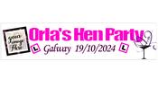 Personalised Hen Party Banner with Photo image