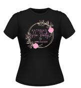Personalised Pretty Floral Design Hen Party Tshirt image