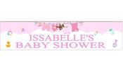 Personalised Baby Girl- Baby Shower/Birthday/Gender Reveal Banner image