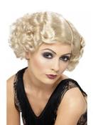 20's flirty Flapper Blonde wig