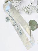 Blue Diamante Sash &amp; Badge Mummy Set