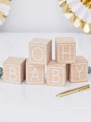 Building Block Baby Shower Guest Book
