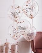 Confetti Filled Team Bride Hen Party Balloons