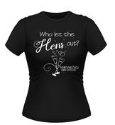 Who Let the Hens Out? Personalised Hen Party T-Shirt image