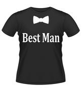 Best Man Bow Tie Stag T-shirt image