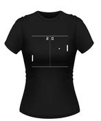 Pong 80's Theme Female Tshirt image