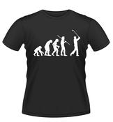 Evolution of Golfer Tshirt image