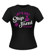 Fun Sailor 'ship Faced' Personalised Hen Party T-Shirt image