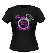 'Last Fling' Personalised Hen Party T-shirt image