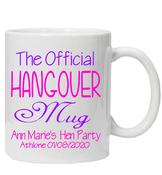 Personalised Hen Party HANGOVER Mug image
