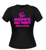 L Plate Design Personalised Hen Party TShirt image