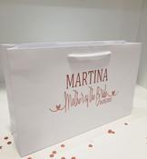 Luxury Personalised Calligraphy style Mother or the Bride/Groom Bag