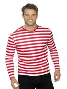 Stripy T-Shirt Red image