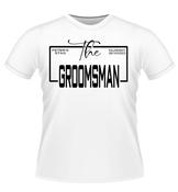 Personalised THE GROOMSMAN Stag Party Tshirt image