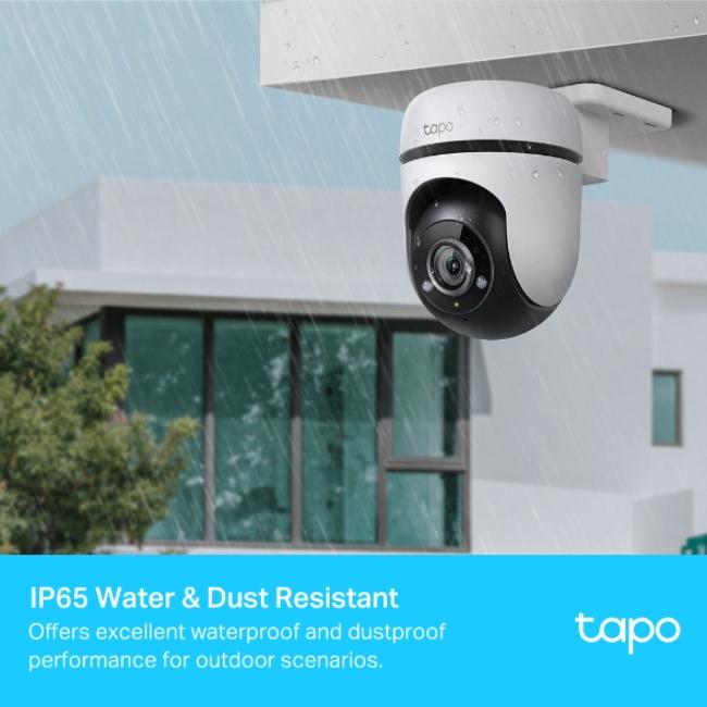 TP-Link Outdoor Pan/Tilt WiFi Security Camera - 1080p Full HD, Night Vision, 360° Coverage