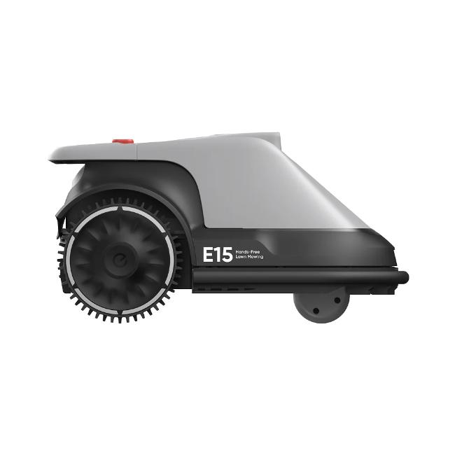 Eufy E15 Robot Lawn Mower - Grey/Black | RTK-Free AI Mapping, 3D Obstacle Avoidance, Edge Trimming, GPS Tracking, 800m² Coverage, 56dB Quiet Operation