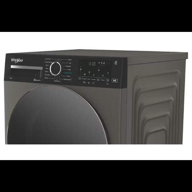 Whirlpool 10kg Heat Pump Dryer - Manhattan Grey | 6th Sense, FreshCare+, Steam Refresh, Reversible Door, Digital Display, 14 Programmes, A+++ Energy Rated, 65dB, 850x600x645mm