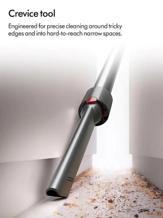 Dyson V15 Detect Absolute Cordless Vacuum Cleaner Yellow & Nickel Illuminated cleaner head LCD screen Anti-tangle brush bar