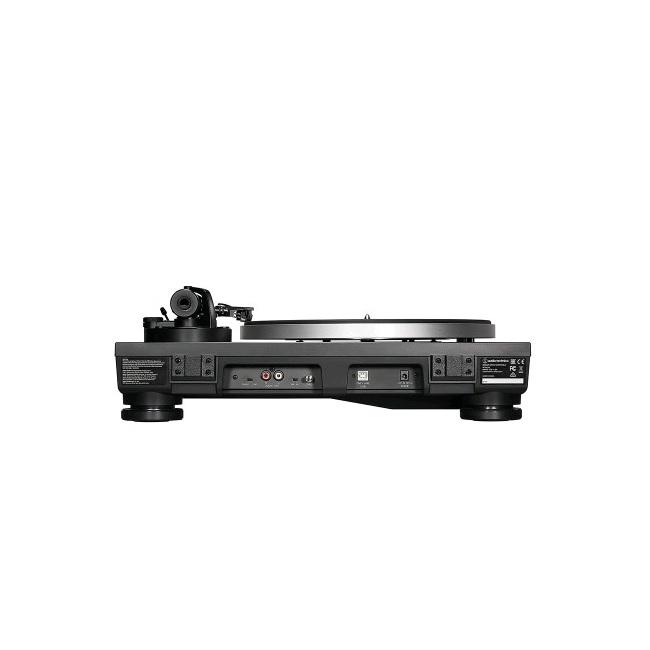 Audio-Technica Direct Drive Turntable Black with J-shaped tonearm, Built-in pre-amplifier, AT-VM95E cartridge, Dust Cover