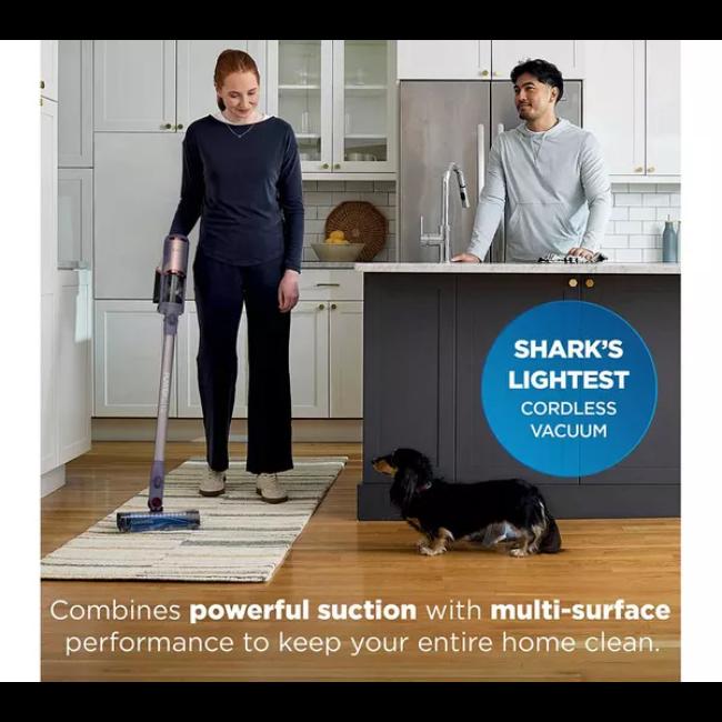 Shark PowerLite BU3621UKT Cordless Vacuum Cleaner - Purple, Clean & Empty, Pet, Anti Hair Wrap, Auto-Empty Dock, Lightweight, 40 Min Battery Life, 5.87 KG