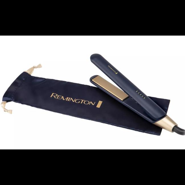 Remington Sapphire Luxe Hair Straightener Deep Blue with Gold accents, Digital Temperature Control