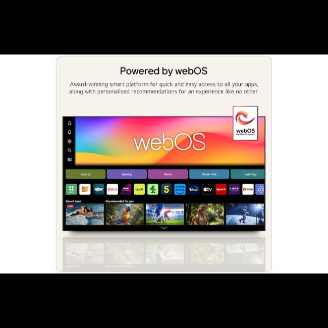 LG NU85 Series 85 Inch Nano 4K UHD AI Smart TV - Black