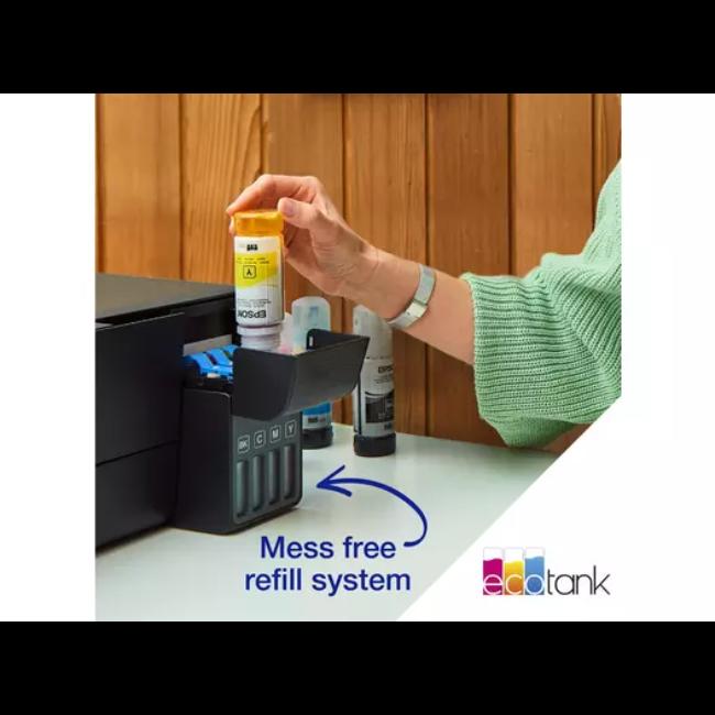 Epson EcoTank ET-2862 Multifunction Wi-Fi Ink Tank Printer - Black with 3 Years Ink Included, Mobile App Control, and Borderless Photo Printing