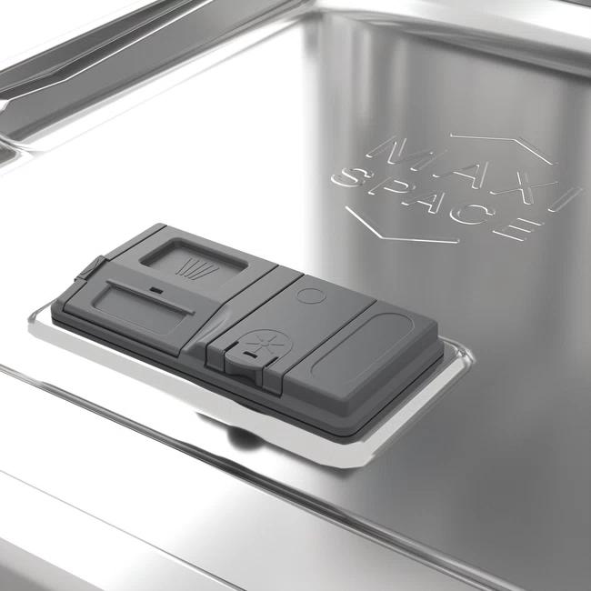 Whirlpool Black Freestanding Dishwasher Maxi Space Tub, Space Clean 3rd Rack, PowerClean Pro, Touch Controls, 6th Sense Technology, Silent operation