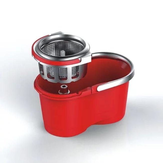 Spin Mop Dada Red | MOPDADA | Bucket, Mop Head, Stainless Steel