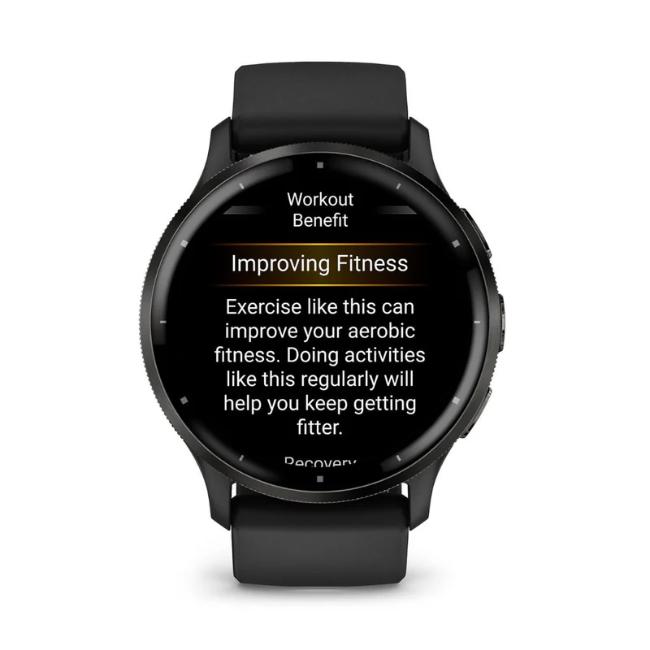 Garmin Venu 3 Smartwatch Black AMOLED Display, Heart Rate Monitor, Up to 14 Days Battery Life