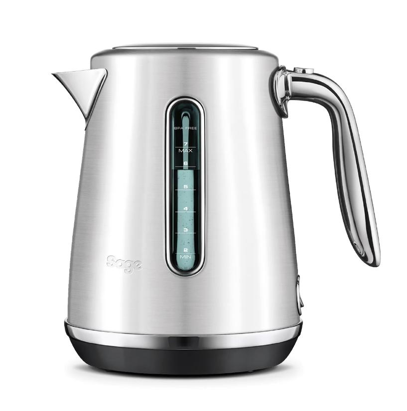 Sage Soft Top Luxe Electric Kettle 1.7L Brushed Stainless Steel BPA Free Water Level Indicator