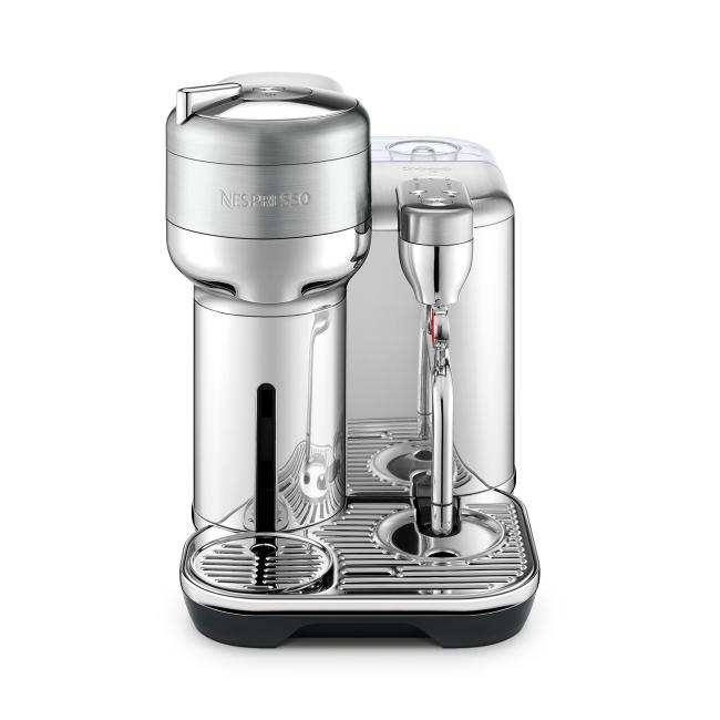 Sage Vertuo Creatista Nespresso Coffee Machine Black Truffle - Intelligent Brewing, Auto MilQ Milk Texturing, Stainless Steel, Carafe & Travel Mug Brewing, Connectivity, Latte Art