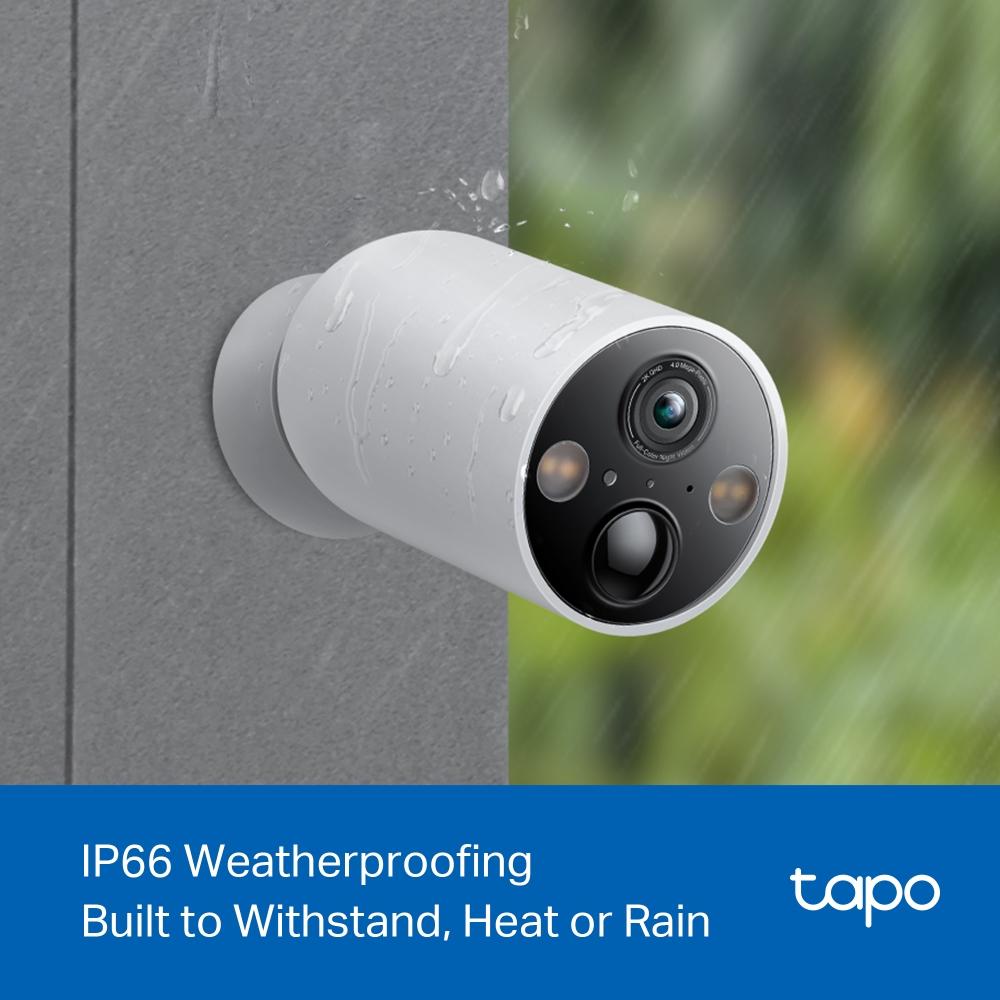 TP-Link Tapo C425 Smart Wire-Free Security Camera 2K QHD 4MP 300-Day Battery Magnetic Mount Full-Color Night Vision IP66 AI Detection 150 FOV