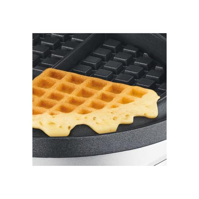 Sage No-Mess Waffle Maker Stainless Steel with Browning Control, Power and Ready features