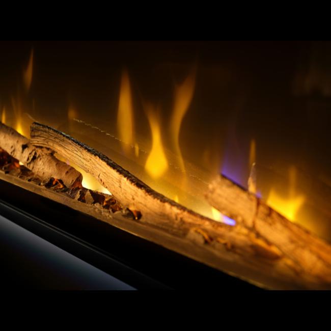 Dimplex Ignite Evolve 50" Wall Fire 2kw Black with Optiflame Technology and Log Set