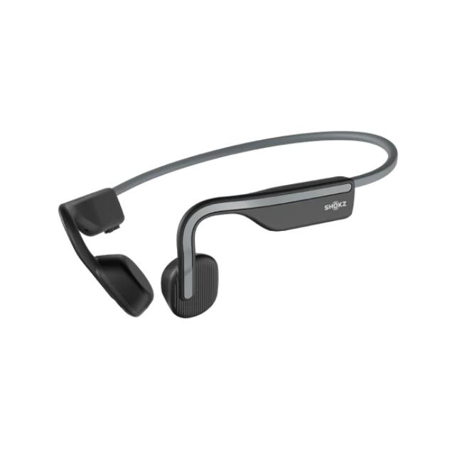 Shokz OpenMove Wireless Bone Conduction Open-Ear Headphones - Grey, 6 Hours Battery
