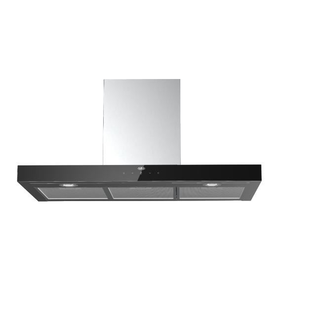 Belling Linear Cooker Hood 90cm Stainless Steel & Black