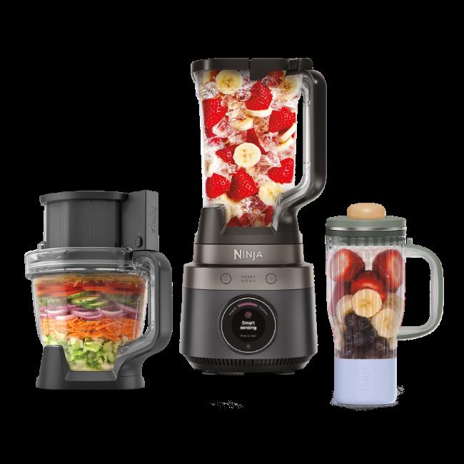 Ninja CrushBOSS 3-in-1 Kitchen System LB401UKBK - Food Processor, Tumbler, Blender - 1200W - Onyx Black