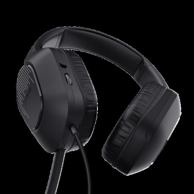 Trust GXT 415 Zirox Gaming Headset - Black, Over-ear, with Microphone