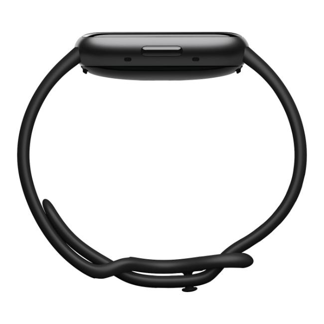 Fitbit Versa 4 Smartwatch Black & Graphite, Heart Rate Tracking, GPS, 6+ Day Battery, Black Watch, Black Band, Touchscreen