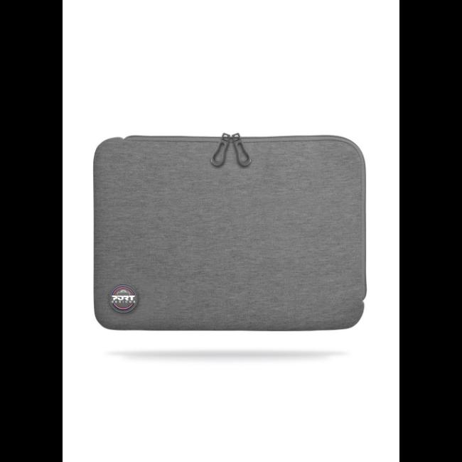 Port Designs Torino II 13-14 Inch Neoprene Laptop Sleeve - Grey with Black Accents, Protective, Anti-scratch, Double Metal Zippers