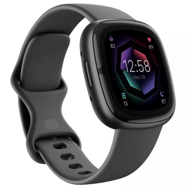 Fitbit Sense 2 Smartwatch Shadow Grey & Graphite | Stress, Sleep & GPS Tracking | Health & Fitness