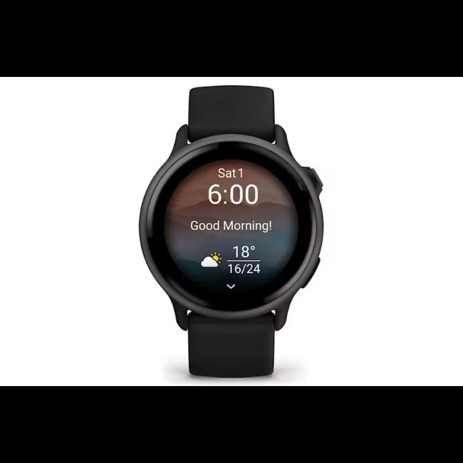 Garmin Vivoactive 6 Smartwatch Black AMOLED Display Fitness Tracking Garmin Pay 5 ATM Water Resistance