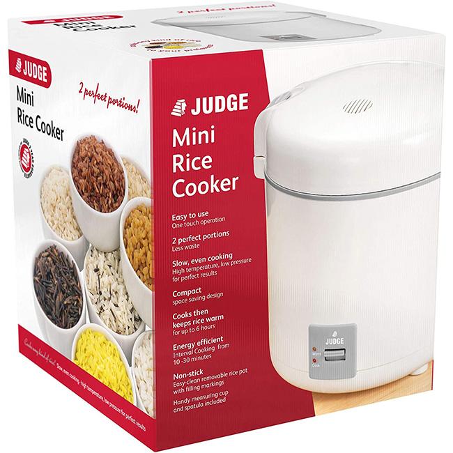 Judge Mini Rice Cooker | White, Cook, Warm