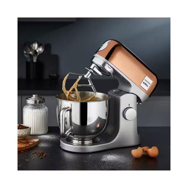 Kenwood kMix Stand Mixer Rose Gold Stainless Steel Bowl Dial