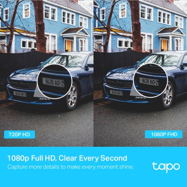 TP-Link Outdoor Pan/Tilt WiFi Security Camera - 1080p Full HD, Night Vision, 360° Coverage